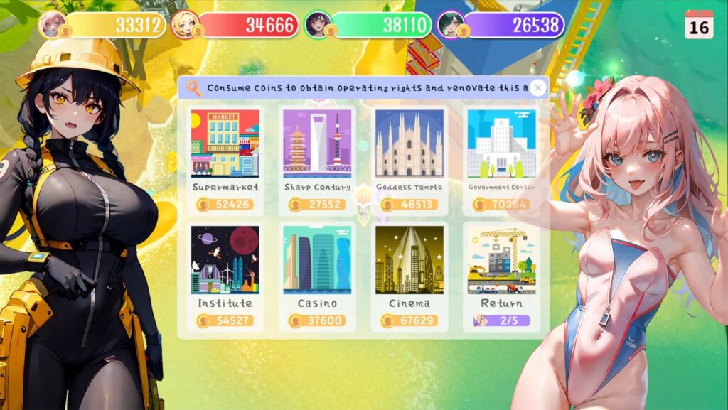 财貌双全 H版大富翁 Money And Lady Build.16788973 STEAM官中版 国语插图2