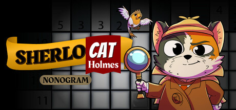 夏洛克猫·福尔摩斯绘图方块/SherloCAT Holmes Nonogram插图