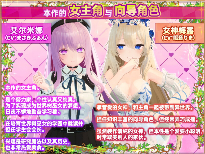 异世界树的巫女～用魔法触摸尽情做色色的事（異世界樹の巫女～魔法のチカラでおさわりHやりたい放題～）V1.1 DL官方中文+DLC插图1