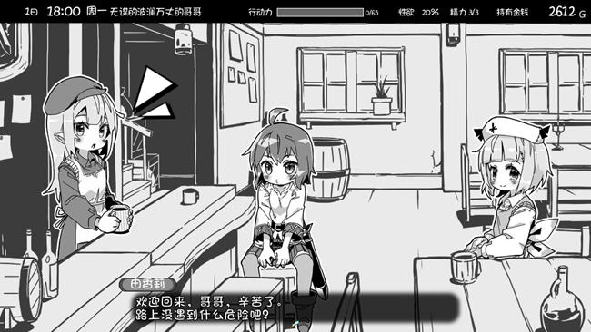 妹相随:黑白世界的缤纷冒险 STEAM官方中文版 养成SLG游戏