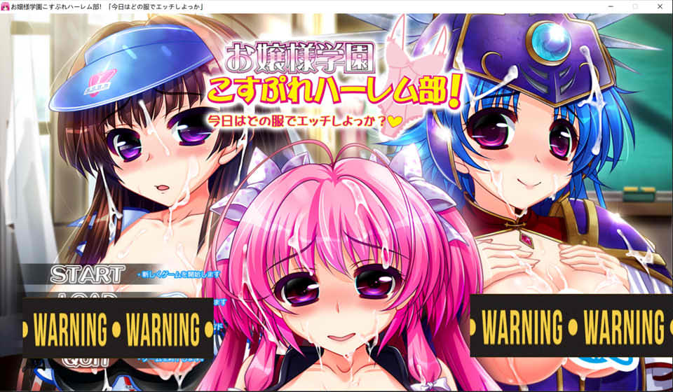 大小姐学园Cosplay后宫部!今天要穿什么衣服来H呢? AI汉化版[新汉化/2.6G]插图